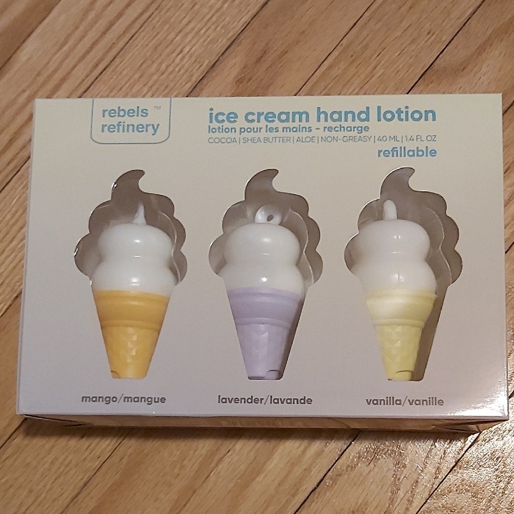 Rebels Refinery Ice Cream Hand Lotion Set